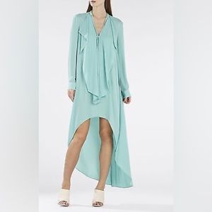 BCBGmaxazria Layered Draped Kyndal High Low Dress